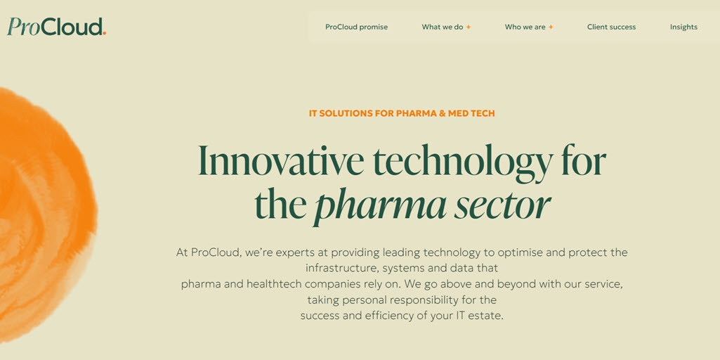 Pharma & Med Tech IT Solutions | ProCloud